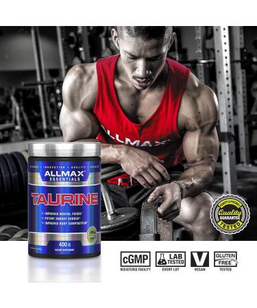 ALLMAX Glutamine 1000G & Nutrition 100% pharmaceutical grade maximum strength + absorption Taurine 400g - Buy Online on GoSupps.com