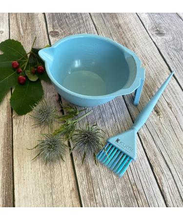 Kumi Professional Wheat Eco-Friendly Blue 2 Piece Tint/hair dye Set - This hair dye bowl and brush kit is ideal for professional or home use. Ideal home hair dye kit. - Buy Online on GoSupps.com