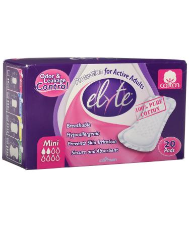 ELYTE Incontinence Pads Mini 20 CT