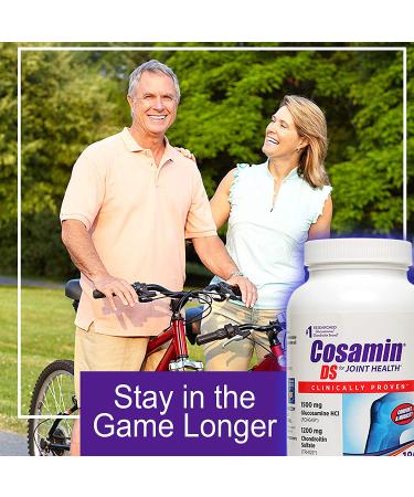 Nutramax Cosamin DS Joint Health Supplement - 210 Capsules for Men & Women, Glucosamine & Chondroitin Formula - Buy Online on GoSupps.com