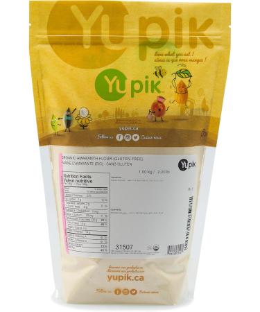 Yupik Organic & Gluten-free Amaranth Flour (powder Meal) 1kg 6 Count 1 kg (Pack of 6) - Buy Online on GoSupps.com