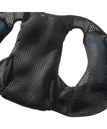 Salomon Active Skin 8 Unisex Hydration Vest for Trail Running Hiking & MTB - Includes Hydration Bottles - Black/Metal/Black - Buy Online on GoSupps.com