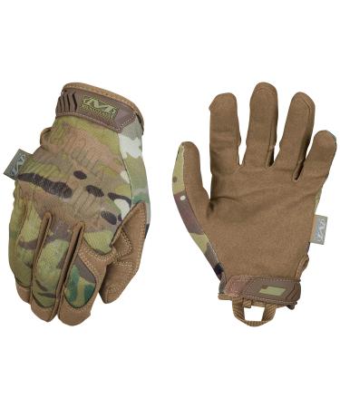 Mechanix Wear: The Original Tactical Work Gloves with Secure Fit, Flexible Grip for Multi-Purpose Use, Durable Touchscreen Safety Gloves for Men (Camouflage - MultiCam, Small)