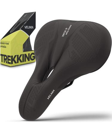 VELMIA Bike Seat: Comfy Memory Foam Saddle for Men & Women | Waterproof, Smart Zone-Concept | Ideal for Exercise, BMX, MTB & Road Touring - Buy Online on GoSupps.com