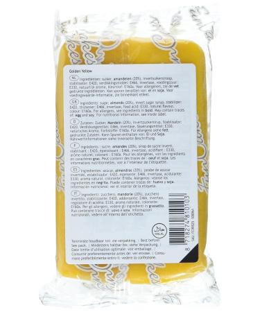 Buy FunCakes Golden Yellow Almond Sugar Paste - 250g Pack for Cake Decorating | International Shipping - Buy Online on GoSupps.com