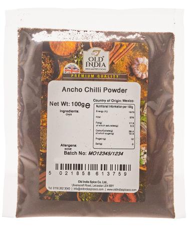 Old India Ancho Chilli Powder 100g 100 g