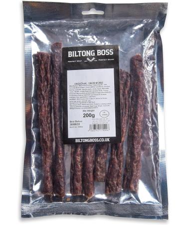 Biltong Boss | Traditional Boss Biltong 200g & Original Droewors 200g - Buy Online on GoSupps.com