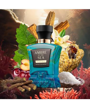 Ambre Of The Sea Extrait De Parfum 2.5oz Deluxe Parfum for Men and Women Long Lasting Unisex Women s Perfume with Bergamot Sea Salt All Day Evening Women and Men Cologne - Buy Online on GoSupps.com