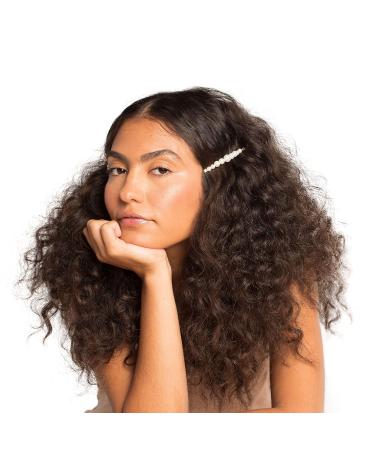 Kitsch Pearl Bobby Pins - Set of 2 Fashion Hair Pins for Women - Buy Online on GoSupps.com