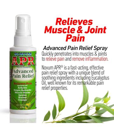 4 oz Advanced Pain Relief Spray for Muscles & Joints - 2 Pack | Fast International Shipping - Buy Online on GoSupps.com