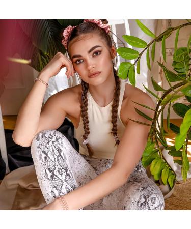 Invisibobble Sprunchie Dressed Like a Cheetah - Satin Pink Leo Hair Gum for Girls & Women | Strong Hold Scrunchie - Buy Online on GoSupps.com