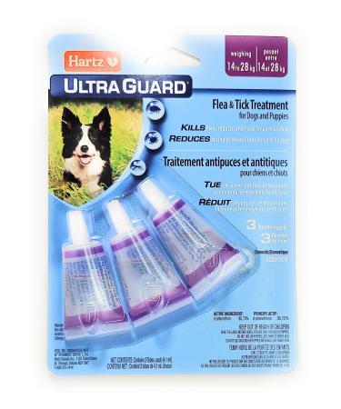 Ultra Guard Flea and Tick Drop Treatment - for Dogs and Puppies 14 kg - 28 kg