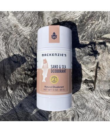 MacKenzie's Sand & Sea Deodorant - Holiday Gifts - Stocking Stuffers - Gifts for Women - Gifts for Men - Coastal Gifts - Natural - Sea Salt - Ozone - Citrus - 3 oz - Buy Online on GoSupps.com