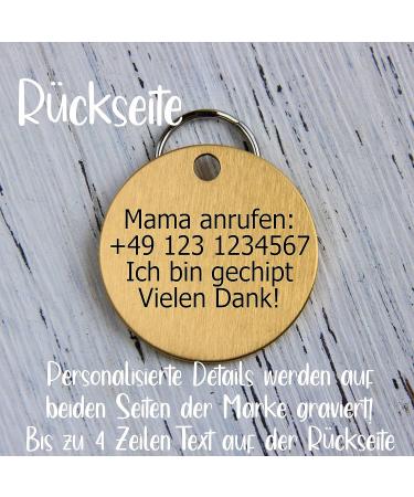 Personalized Dog Brand Engraving | Custom Pet Supporters | Name Signs for Dogs & Cats | Katzemarkt ID Day with 2 Free Rings - Buy Online on GoSupps.com