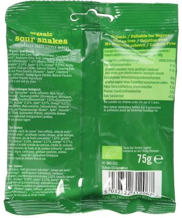 Biona Sour Worms 75g - Buy Online on GoSupps.com