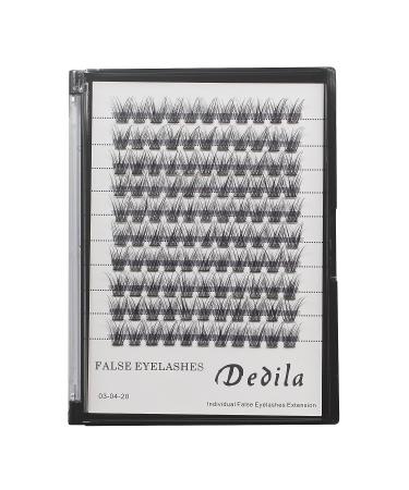 Dedila 110PCS Soft False Eyelashes Cluster 18mm D Curl Natural Look - Lightweight 3D DIY Extensions - Buy Online on GoSupps.com
