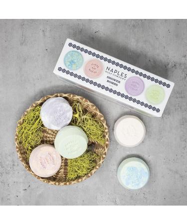 Naples Soap Company Aromatherapy Shower Bomb Variety Box - Set of 5 Steamer Tablets for a Spa-Like Experience at Home - Buy Online on GoSupps.com