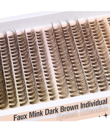 Buy Winifred Brown Lash Clusters - Fluffy Individual Lashes & Natural Eyelash Extensions 8-16mm - 30D+40D Wispy Mink Cluster Lashes for DIY Glam - Buy Online on GoSupps.com