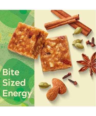 Simply Protein Chai Almond Energy Bites - 12 Bars | Vegan Gluten Free Plant Based Caffeinated Snack - 55mg Caffeine 8g Protein Low Sugar Natural Energy Boost - Buy Online on GoSupps.com