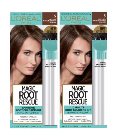 L'Or al Paris Root Rescue Medium Brown 5 2PK