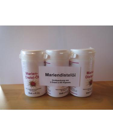 Medicura Milk Thistle Oil 500 mg 3-pack (60 capsules per can)