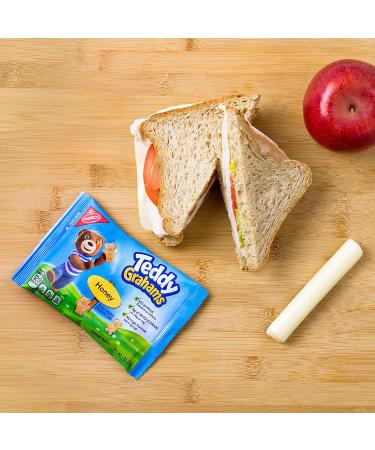 Teddy Grahams Honey Graham Snacks 12-Pack - 1 oz Snack Packs - Buy Online on GoSupps.com