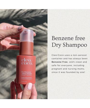 Cleo+Coco Grapefruit Dry Shampoo Body Powder - 4oz | Odor & Wetness Absorbing | All-Natural with Essential Oils | Talc-Free | Made in USA - Buy Online on GoSupps.com