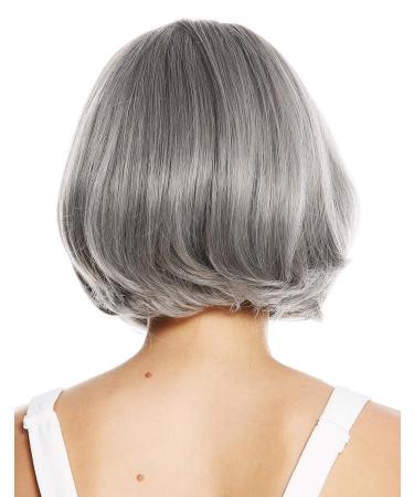 Shop WIG ME UP 1962-10A/88A Short Bob Wig - Grey Streaked Ladies' Wig with Curved Tips | International Shipping Available - Buy Online on GoSupps.com
