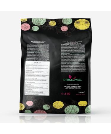 Dermawax Azulen Film Wax with Coconut Oil - Professional Hard Wax for Hair Removal (500g) - Ideal for Face Legs Arms & More - Buy Online on GoSupps.com
