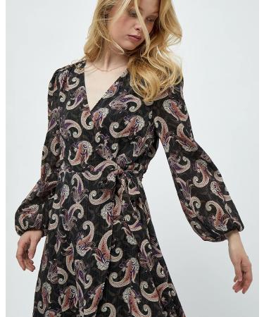 Peppercorn Women's Hensley Gigi Wrap Dress - Elegant Black Dress Size S for International Shipping - Buy Online on GoSupps.com