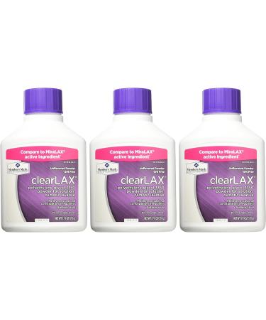 Member's Mark Clearlax Polyethylene Glycol 3350 Powder for Osmotic Laxative - 3 bottles (53.7 oz) - Buy Online on GoSupps.com