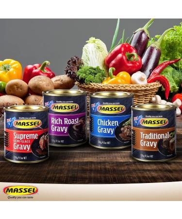  Massel Massel Premium Gravy Powder Plant-Based Gluten-Free Low FODMAP and Dairy-Free Instant Gravy Mix 130g Pack of 4 - Buy Online on GoSupps.com