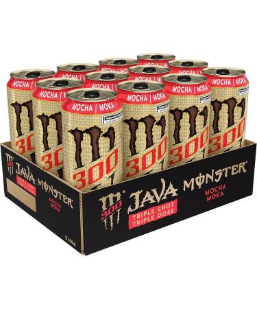 Monster Energy Java 300 Mocha 444mL Pack of 12 - Buy Online on GoSupps.com