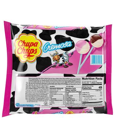 Chupa Chups Lollipops Candy - 40 Creamy Ice Cream Flavors for Kids & Adults - Perfect for Gifting, Parties, and Office - 40 Count - Buy Online on GoSupps.com