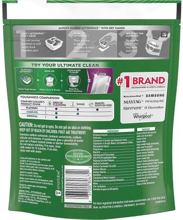 Cascade ActionPacs Dishwasher Detergent Fresh Scent - 25 ct, Pack of 1 - Buy Online on GoSupps.com