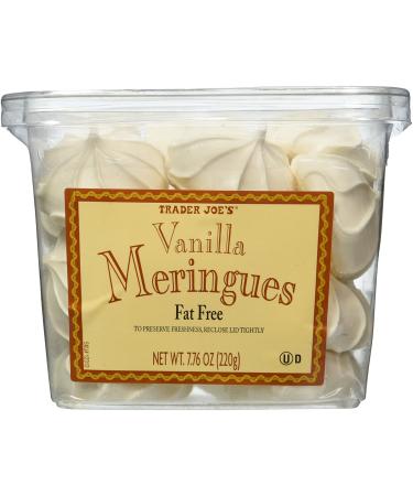 Trader Joes Vanilla Meringues - Fat Free - 7.76oz (210g) - 2 PACK Vanilla 7.76 Ounce (Pack of 2) - Buy Online on GoSupps.com