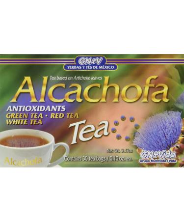 1 Box/Caja Alcachofivida Artichoke TEA- Box with 30 tea bags / Caja con 30 sobres de te