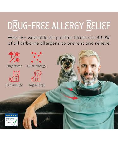 Allergy Relief Wear A+ | Drug-Free Solution for Hay Fever, Dust, and Pet Allergies - Buy Online on GoSupps.com