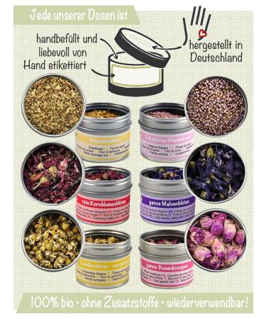 Organic Gift Set: 6 Different Organic Flowers | Cottage Garden Christmas Gift | Direct & Friendly Shipping Worldwide - Buy Online on GoSupps.com