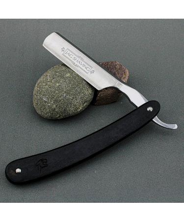 Jag Shaving Cut Throat Razor Set | 3-Part Black Straight Razor Set with Pure Leather Straps - Double-Sided Shaving Solution for a Smooth Shave - Buy Online on GoSupps.com