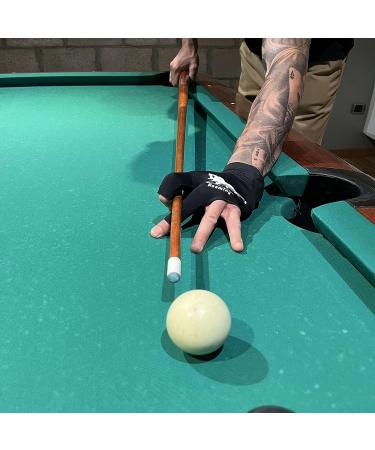Roaming Breathable Billiard Glove for Men - Left Hand Elastic Pool Glove for Shooters Snooker Carom Cue Sport - Black (Large-X-Large) - Buy Online on GoSupps.com