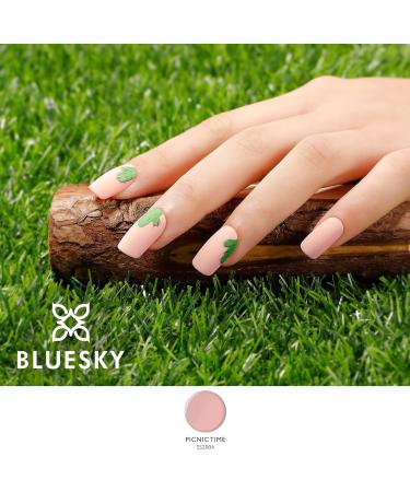 Bluesky Gel Nail Polish Picnic Time Mini SS2004 Nude Pink Long Lasting Chip Resistant 5ml (Requires Drying Under UV LED Lamp) - Buy Online on GoSupps.com