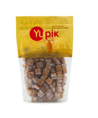 Yupik Creamy Caramels 1 kg 6 Count Gluten-Free Individually Wrapped Semi-Soft Candies Caramel & Vanilla Flavor Sweet Candy Delicious Snacks Ideal for Gifting Halloween & Holidays