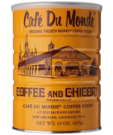 Cafe Du Monde Coffee Chicory, 15 Ounce Ground 15 Ounce (Pack of 1)