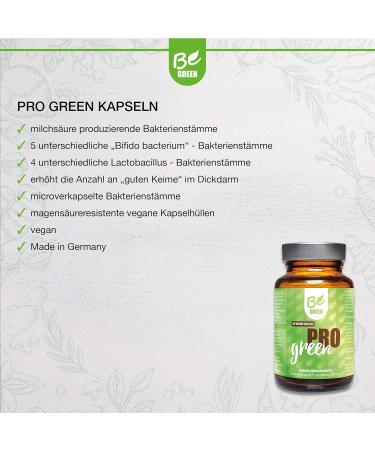 Begreen Per Green - Darm-Flora Cure | Vegan Lactic Acid Bacteria | Boost Gut Health with Inulin | International Shipping Available - Buy Online on GoSupps.com