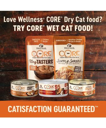 Wellness CORE Grain-Free Dry Cat Food - Turkey & Chicken Recipe, High Protein, Natural, 5lb - Buy Online on GoSupps.com