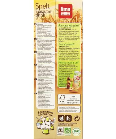 Lima Organic Spelt Almond Drink 1 L - Buy Online on GoSupps.com