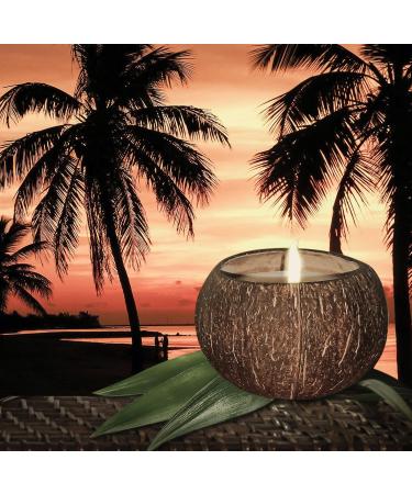 Coconut Bowl Candle - 14oz Premium Soy - Eco-Friendly Coconut Scented Candle in Natural Shell - Ideal for Home & Beach D cor - Aromatherapy Experience - Buy Online on GoSupps.com