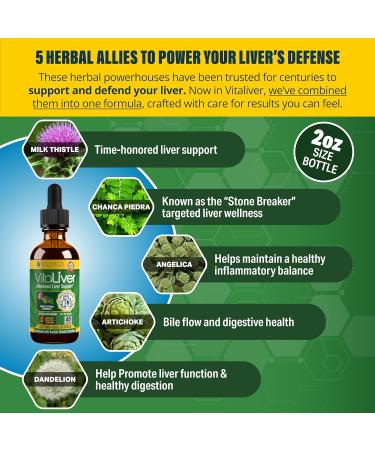 Rejuvica Health Vitaliver + Active B12 - Advanced Liver & B12 Support Bundle - Liquid Delivery for Better Absorption - Milk Thistle Chanca Piedra Artichoke Dandelion & More! - Buy Online on GoSupps.com