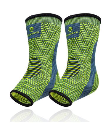 Achilles Tendon Support Brace, Plantar Fasciitis Sock, Ankle Compression Sleeve For Running, Tendonitis and Flat Feet Relief Fjord Blue Unisize - Buy Online on GoSupps.com